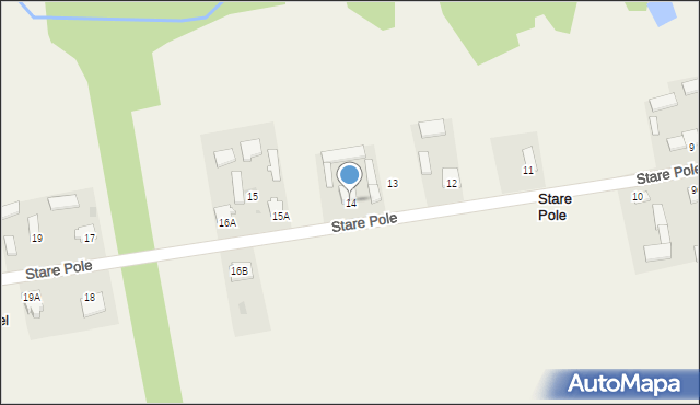 Stare Pole, Stare Pole, 14, mapa Stare Pole
