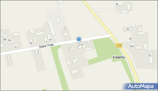 Stare Pole, Stare Pole, 2, mapa Stare Pole
