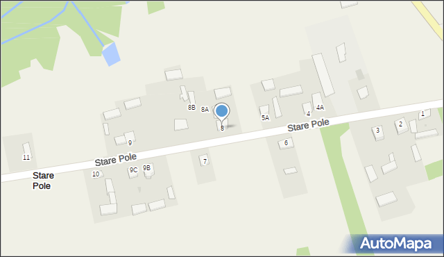 Stare Pole, Stare Pole, 8, mapa Stare Pole