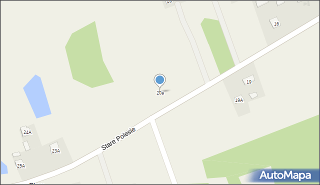 Stare Polesie, Stare Polesie, 20a, mapa Stare Polesie