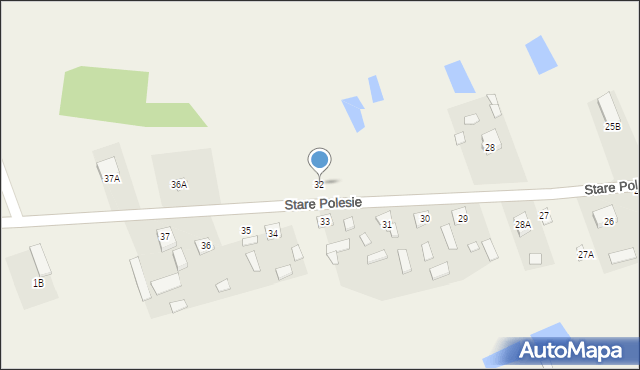 Stare Polesie, Stare Polesie, 32, mapa Stare Polesie