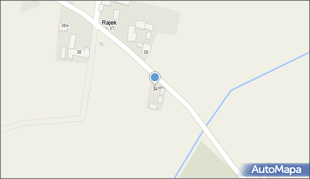 Stare Radzikowo, Stare Radzikowo, 34, mapa Stare Radzikowo