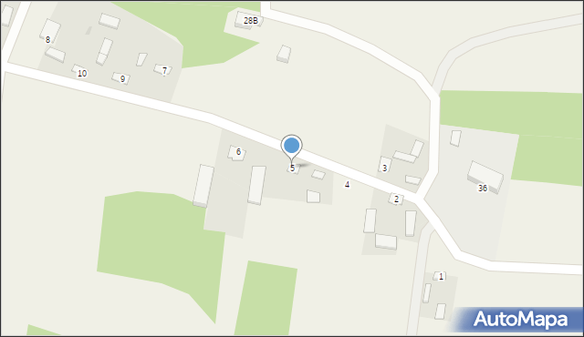 Stare Radzikowo, Stare Radzikowo, 5, mapa Stare Radzikowo