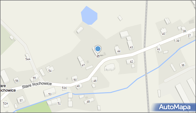 Stare Rochowice, Stare Rochowice, 45, mapa Stare Rochowice