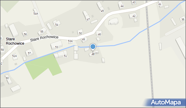 Stare Rochowice, Stare Rochowice, 48, mapa Stare Rochowice