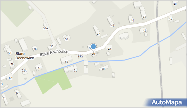 Stare Rochowice, Stare Rochowice, 49, mapa Stare Rochowice