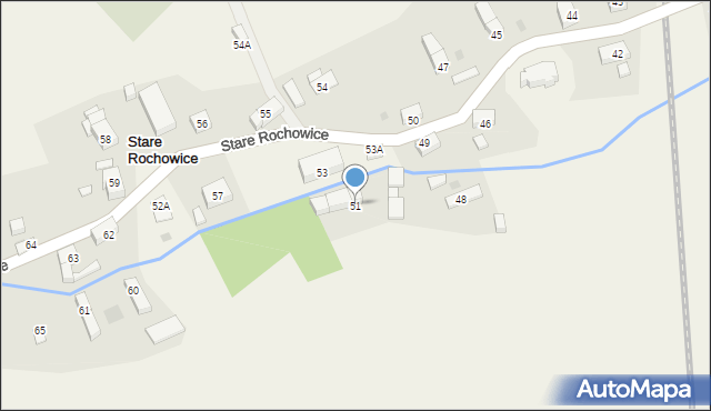 Stare Rochowice, Stare Rochowice, 51, mapa Stare Rochowice
