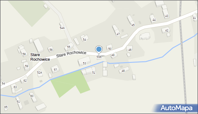 Stare Rochowice, Stare Rochowice, 53A, mapa Stare Rochowice