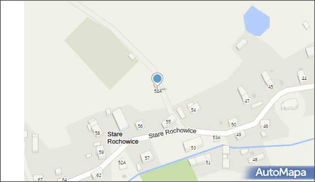 Stare Rochowice, Stare Rochowice, 54A, mapa Stare Rochowice
