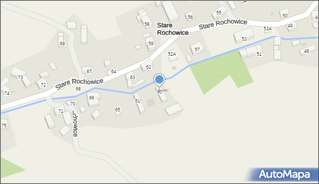 Stare Rochowice, Stare Rochowice, 60, mapa Stare Rochowice