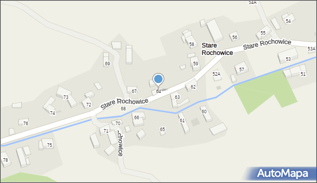 Stare Rochowice, Stare Rochowice, 64, mapa Stare Rochowice