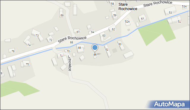 Stare Rochowice, Stare Rochowice, 65, mapa Stare Rochowice