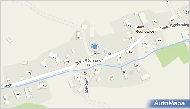 Stare Rochowice, Stare Rochowice, 67, mapa Stare Rochowice
