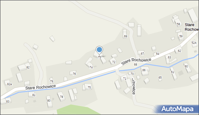 Stare Rochowice, Stare Rochowice, 73, mapa Stare Rochowice