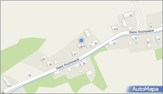 Stare Rochowice, Stare Rochowice, 85, mapa Stare Rochowice