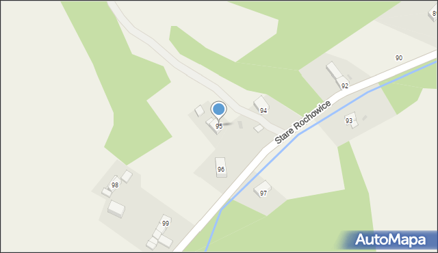 Stare Rochowice, Stare Rochowice, 95, mapa Stare Rochowice