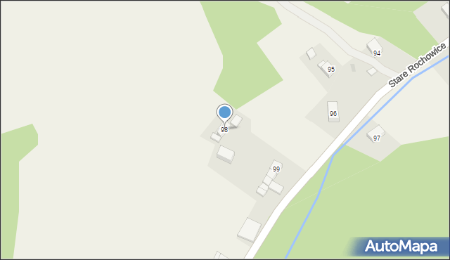 Stare Rochowice, Stare Rochowice, 98, mapa Stare Rochowice