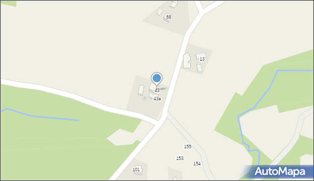 Stare Rybie, Stare Rybie, 43, mapa Stare Rybie