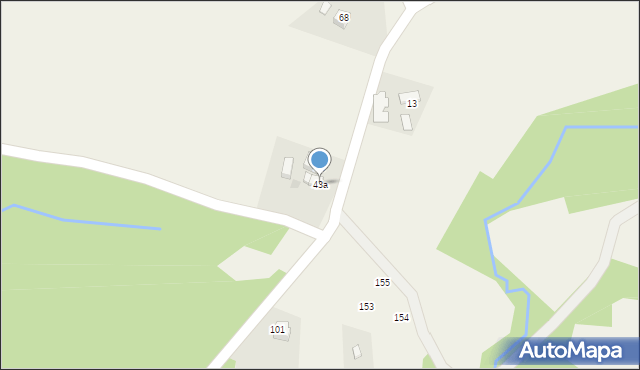 Stare Rybie, Stare Rybie, 43a, mapa Stare Rybie