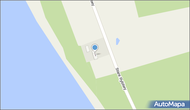 Stare Rybitwy, Stare Rybitwy, 1, mapa Stare Rybitwy