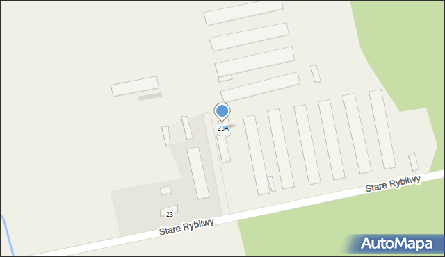 Stare Rybitwy, Stare Rybitwy, 23A, mapa Stare Rybitwy