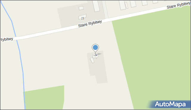 Stare Rybitwy, Stare Rybitwy, 24, mapa Stare Rybitwy