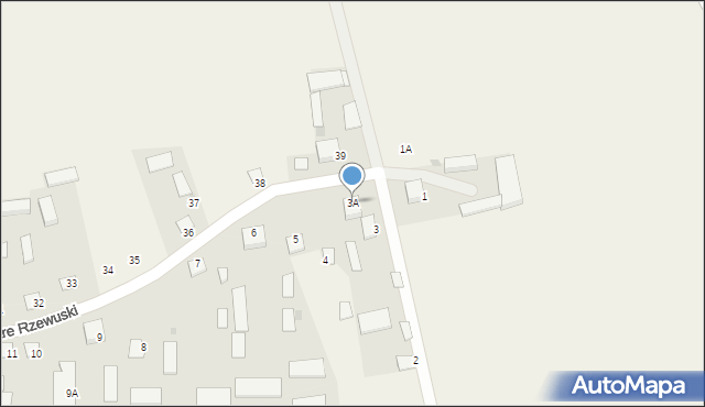 Stare Rzewuski, Stare Rzewuski, 3A, mapa Stare Rzewuski