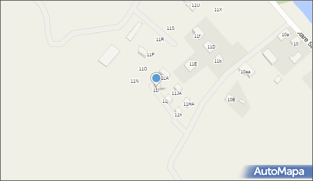 Stare Sady, Stare Sady, 11l, mapa Stare Sady