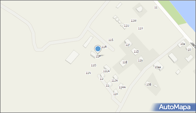 Stare Sady, Stare Sady, 11P, mapa Stare Sady