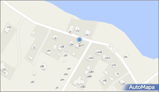 Stare Sady, Stare Sady, 16, mapa Stare Sady