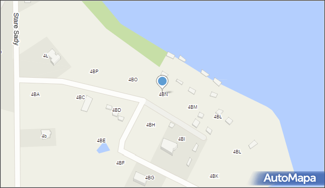 Stare Sady, Stare Sady, 4BN, mapa Stare Sady