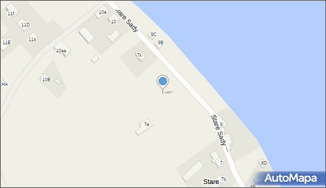 Stare Sady, Stare Sady, 7f, mapa Stare Sady