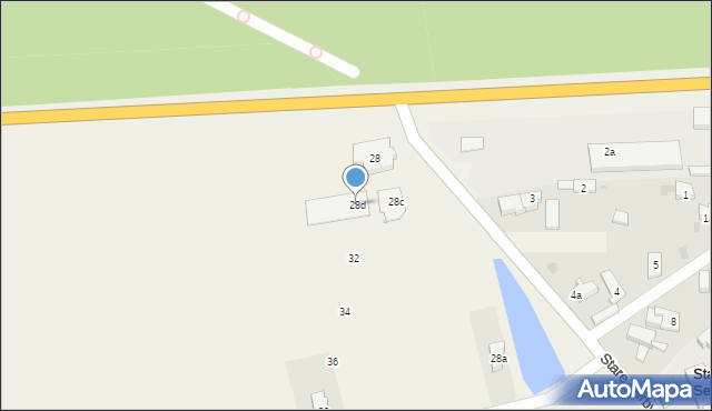 Stare Serby, Stare Serby, 28d, mapa Stare Serby