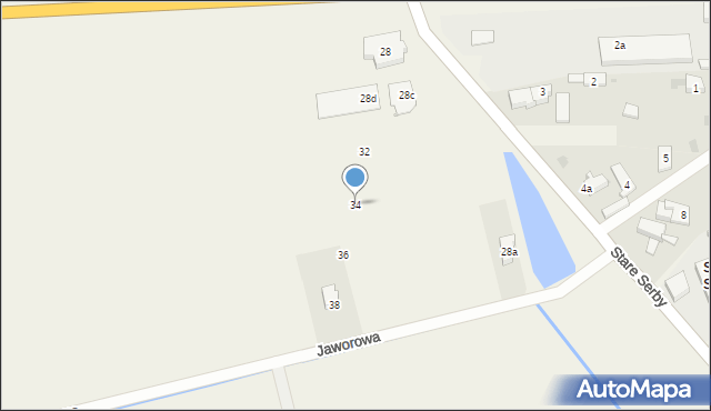 Stare Serby, Stare Serby, 34, mapa Stare Serby
