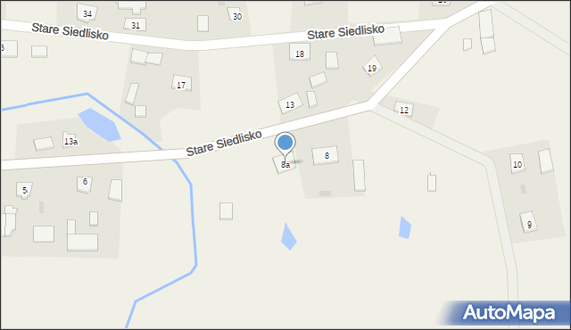 Stare Siedlisko, Stare Siedlisko, 8a, mapa Stare Siedlisko