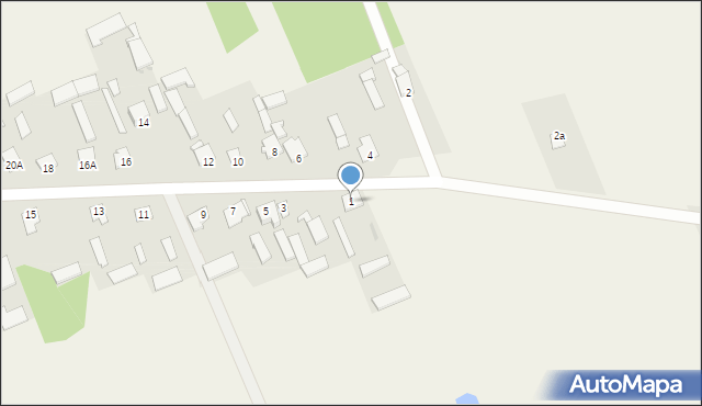 Stare Siekluki, Stare Siekluki, 1, mapa Stare Siekluki