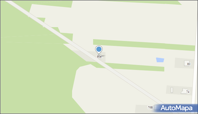 Stare Siekluki, Stare Siekluki, 80a, mapa Stare Siekluki