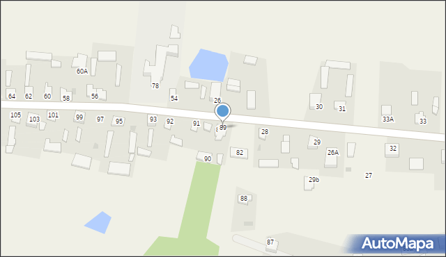 Stare Siekluki, Stare Siekluki, 89, mapa Stare Siekluki