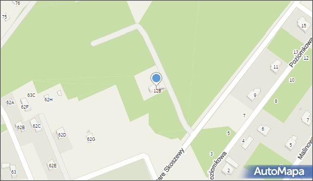 Stare Skoszewy, Stare Skoszewy, 12B, mapa Stare Skoszewy