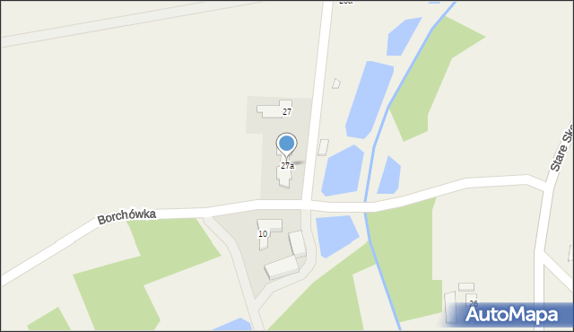 Stare Skoszewy, Stare Skoszewy, 27a, mapa Stare Skoszewy