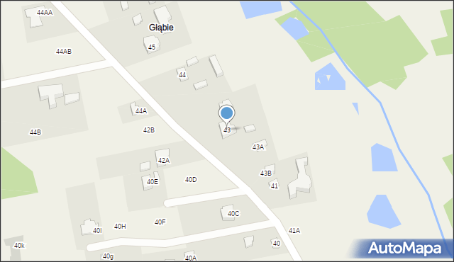 Stare Skoszewy, Stare Skoszewy, 43, mapa Stare Skoszewy