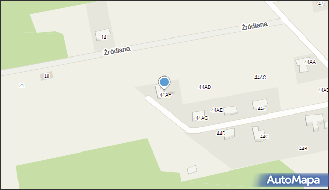 Stare Skoszewy, Stare Skoszewy, 44AF, mapa Stare Skoszewy