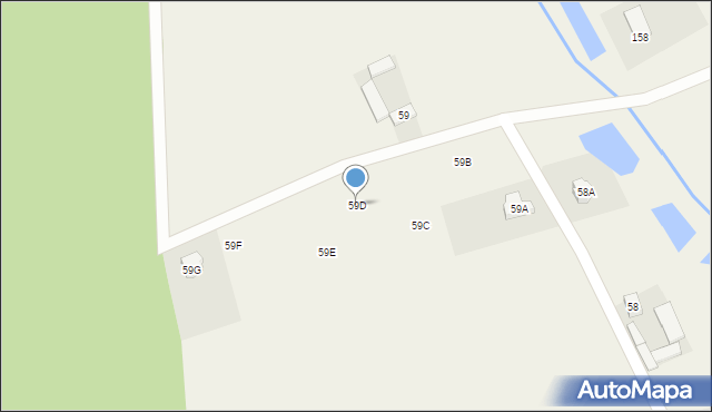 Stare Skoszewy, Stare Skoszewy, 59D, mapa Stare Skoszewy