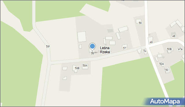 Stare Słowiki, Stare Słowiki, 59, mapa Stare Słowiki