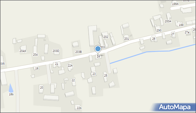 Stare Strącze, Stare Strącze, 24, mapa Stare Strącze