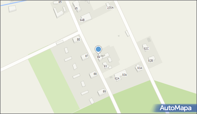 Stare Strącze, Stare Strącze, 94, mapa Stare Strącze