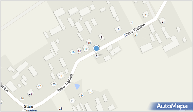Stare Trębice, Stare Trębice, 5, mapa Stare Trębice