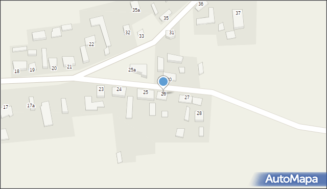 Stare Wierzchowo, Stare Wierzchowo, 26, mapa Stare Wierzchowo