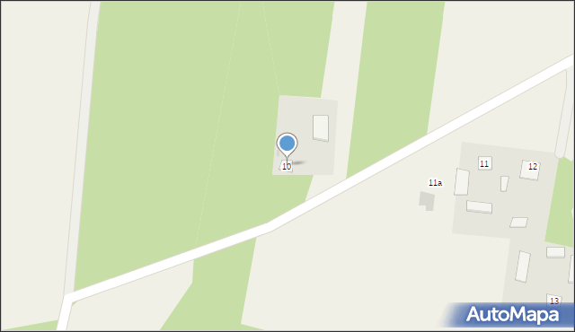 Stare Wrońska, Stare Wrońska, 10, mapa Stare Wrońska