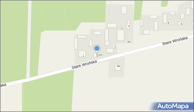 Stare Wrońska, Stare Wrońska, 2, mapa Stare Wrońska